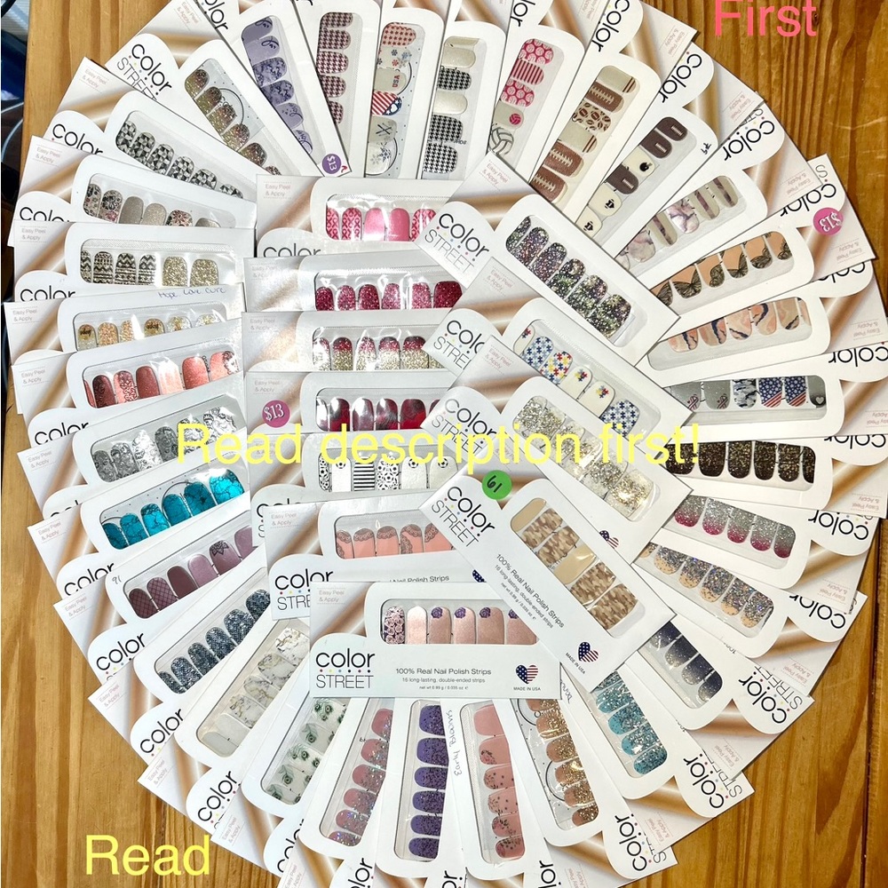 Color Street HTF RETIRED nail sets Build Your Own Bundle!